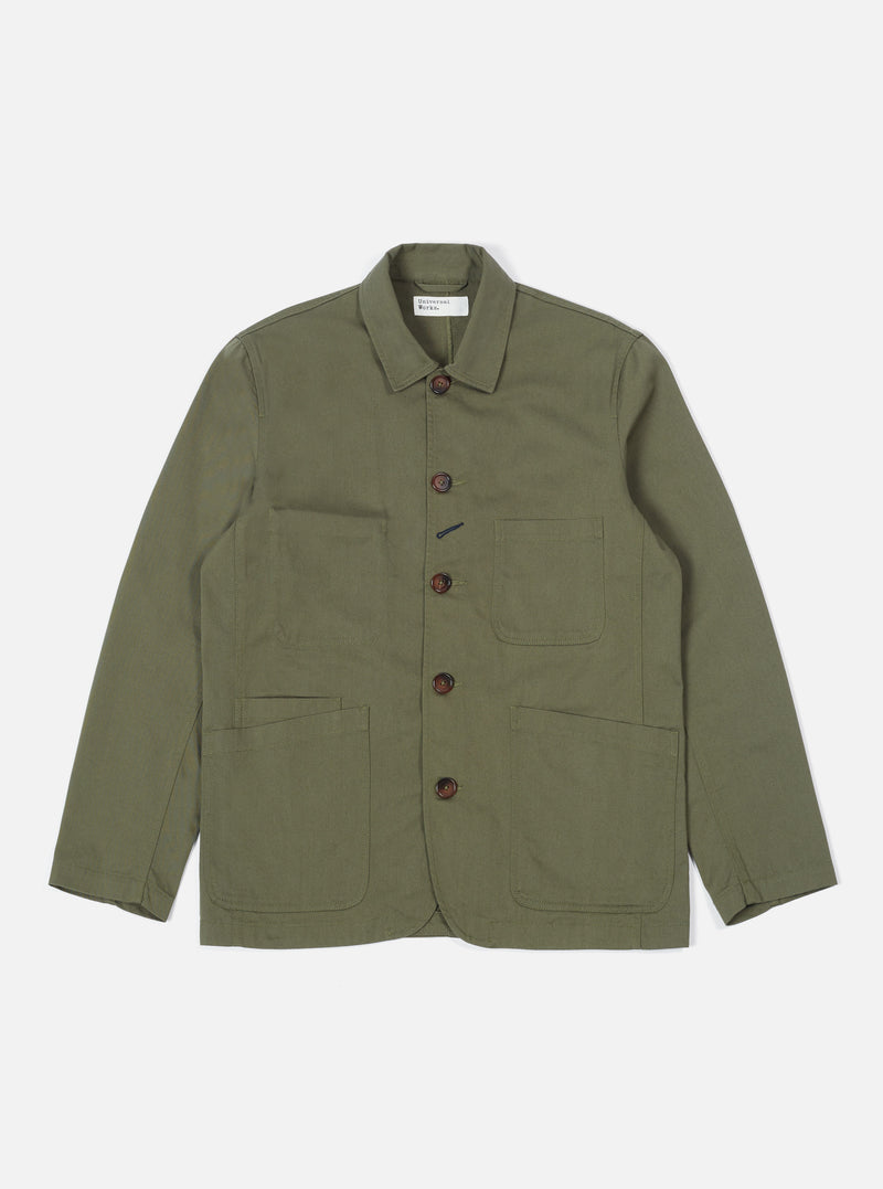 Light Olive Twill Bakers Jacket