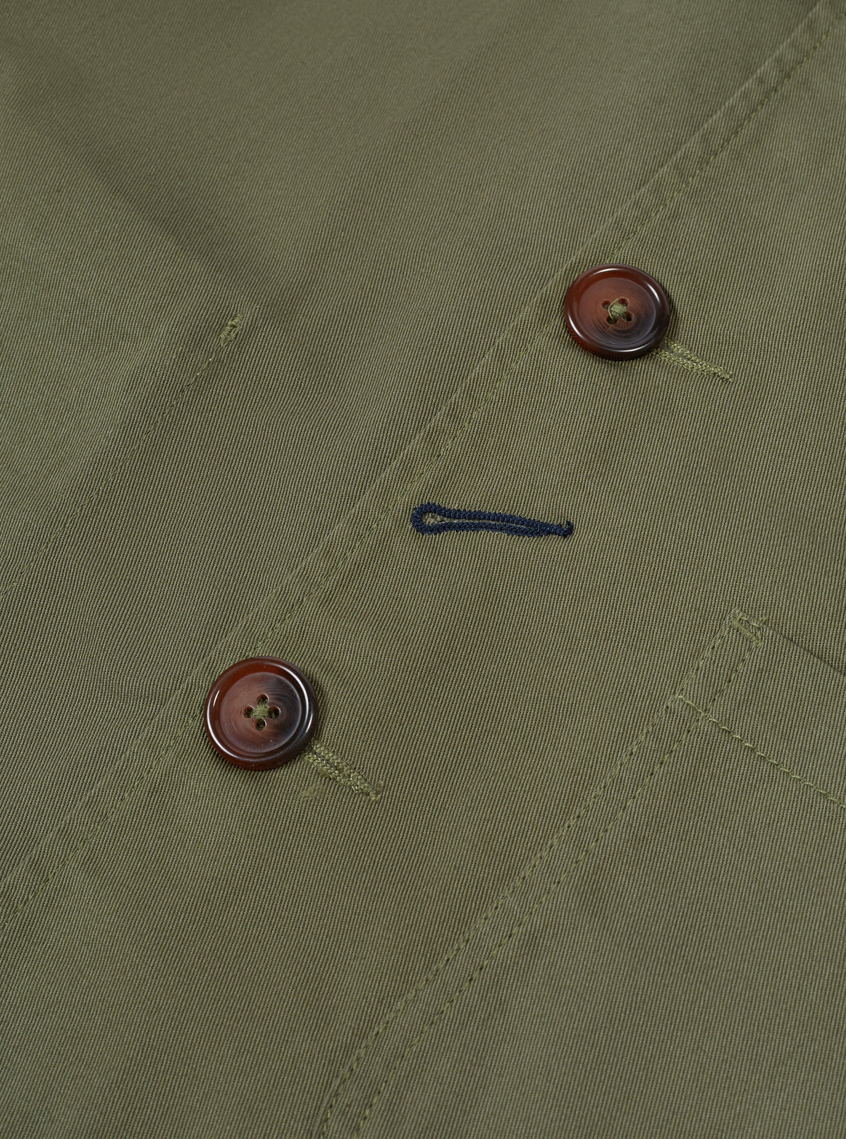 Light Olive Twill Bakers Jacket