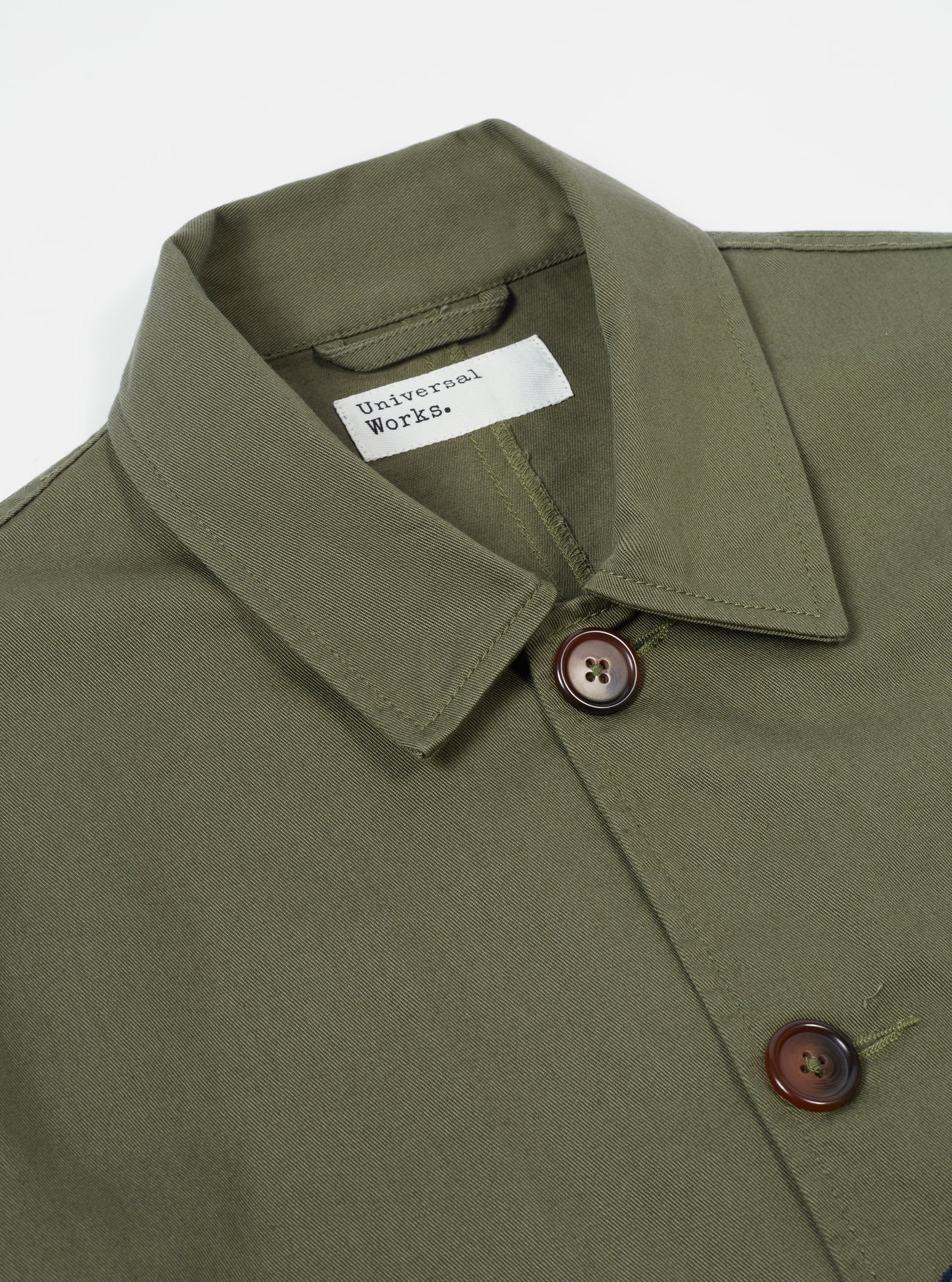 Light Olive Twill Bakers Jacket