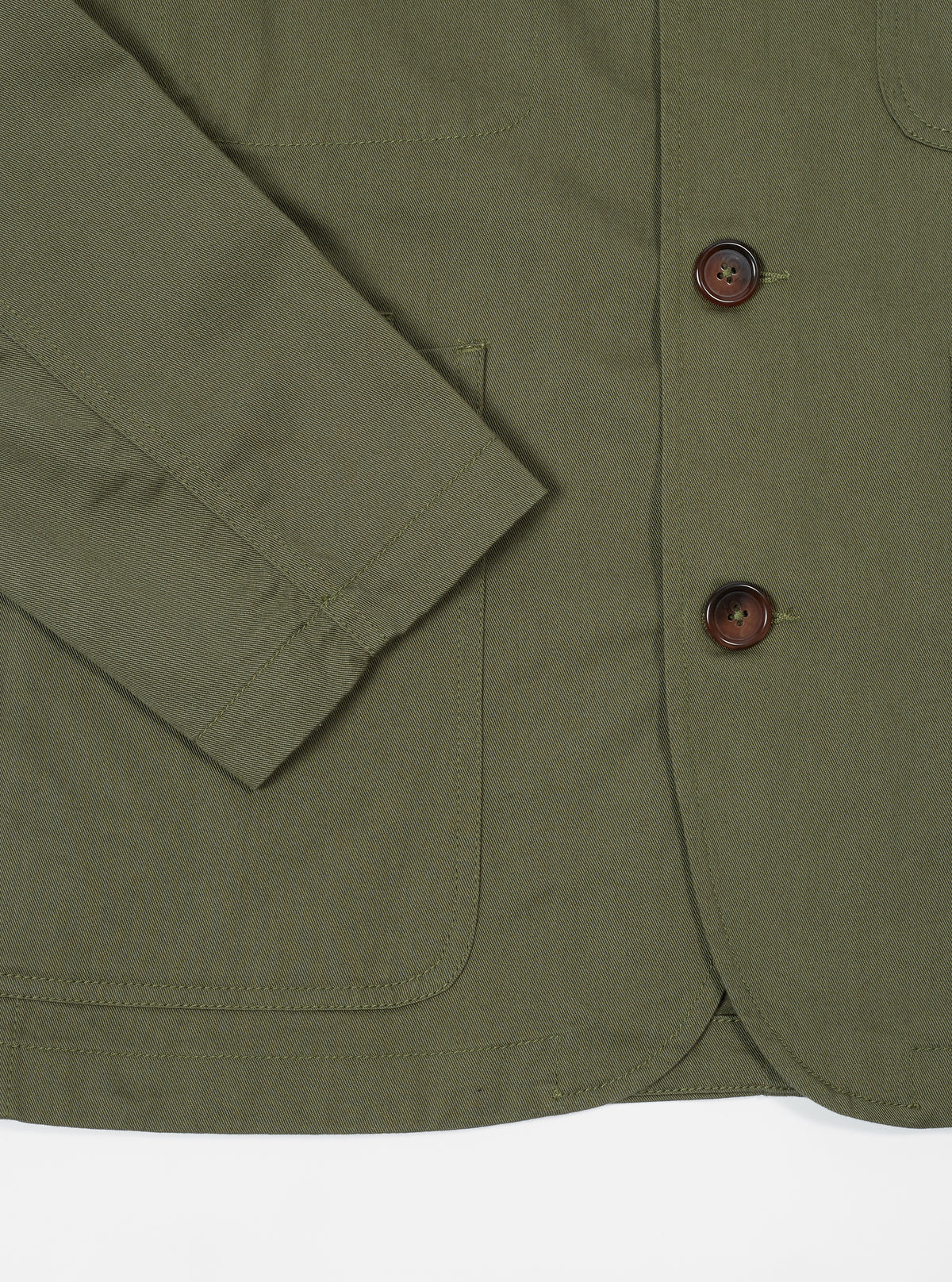 Light Olive Twill Bakers Jacket