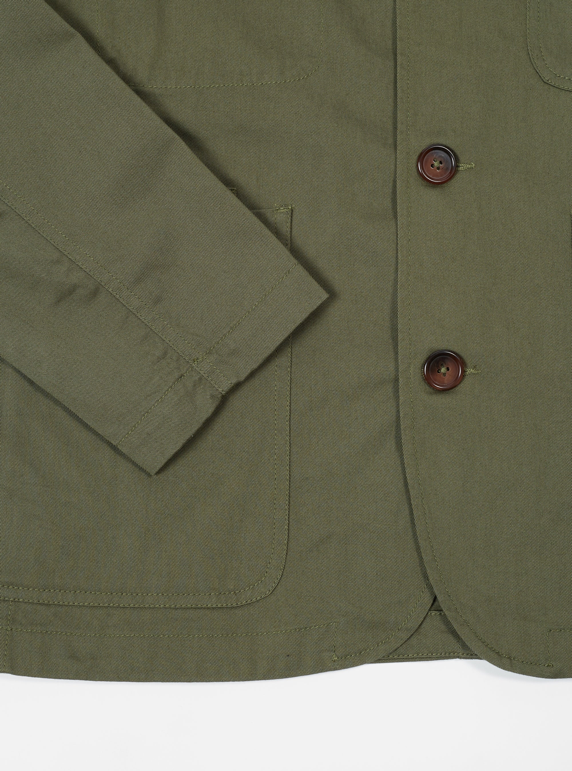 Light Olive Twill Bakers Jacket
