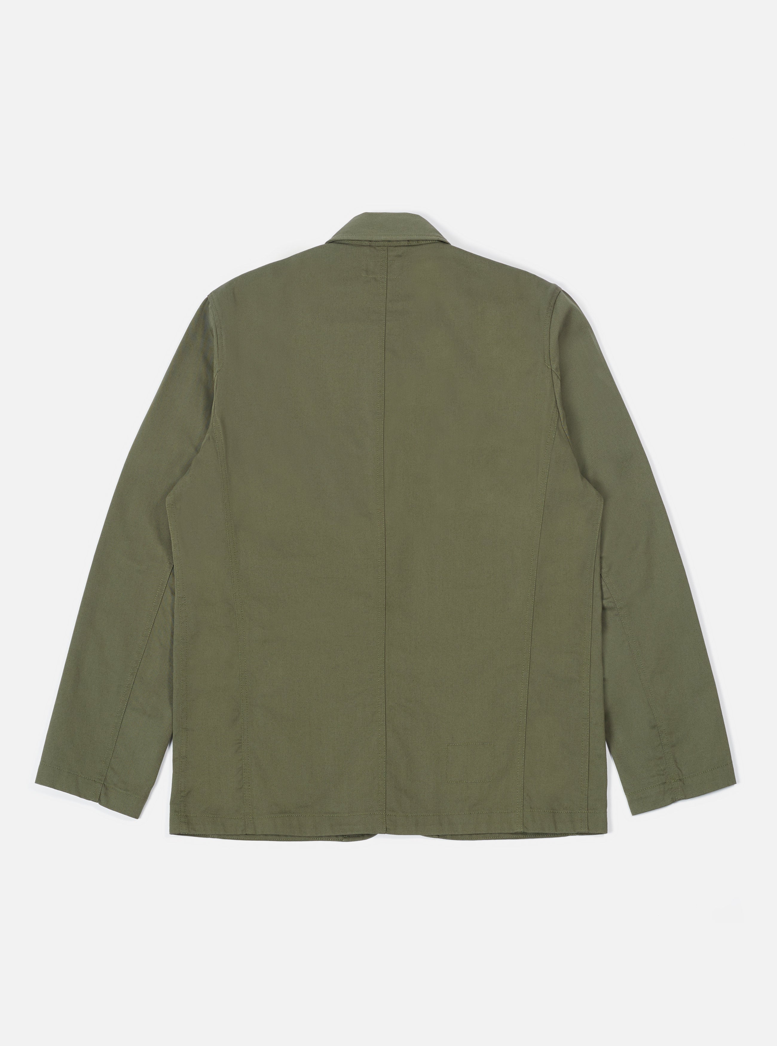 Light Olive Twill Bakers Jacket – Universal Works