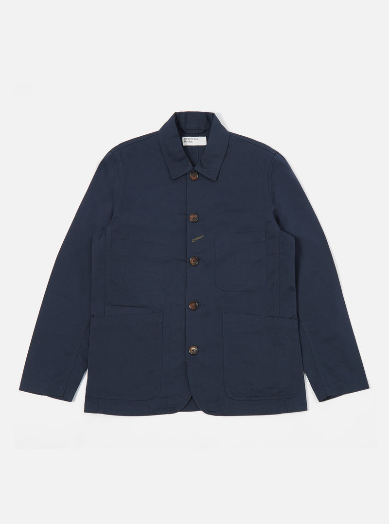 Navy Twill Bakers Jacket