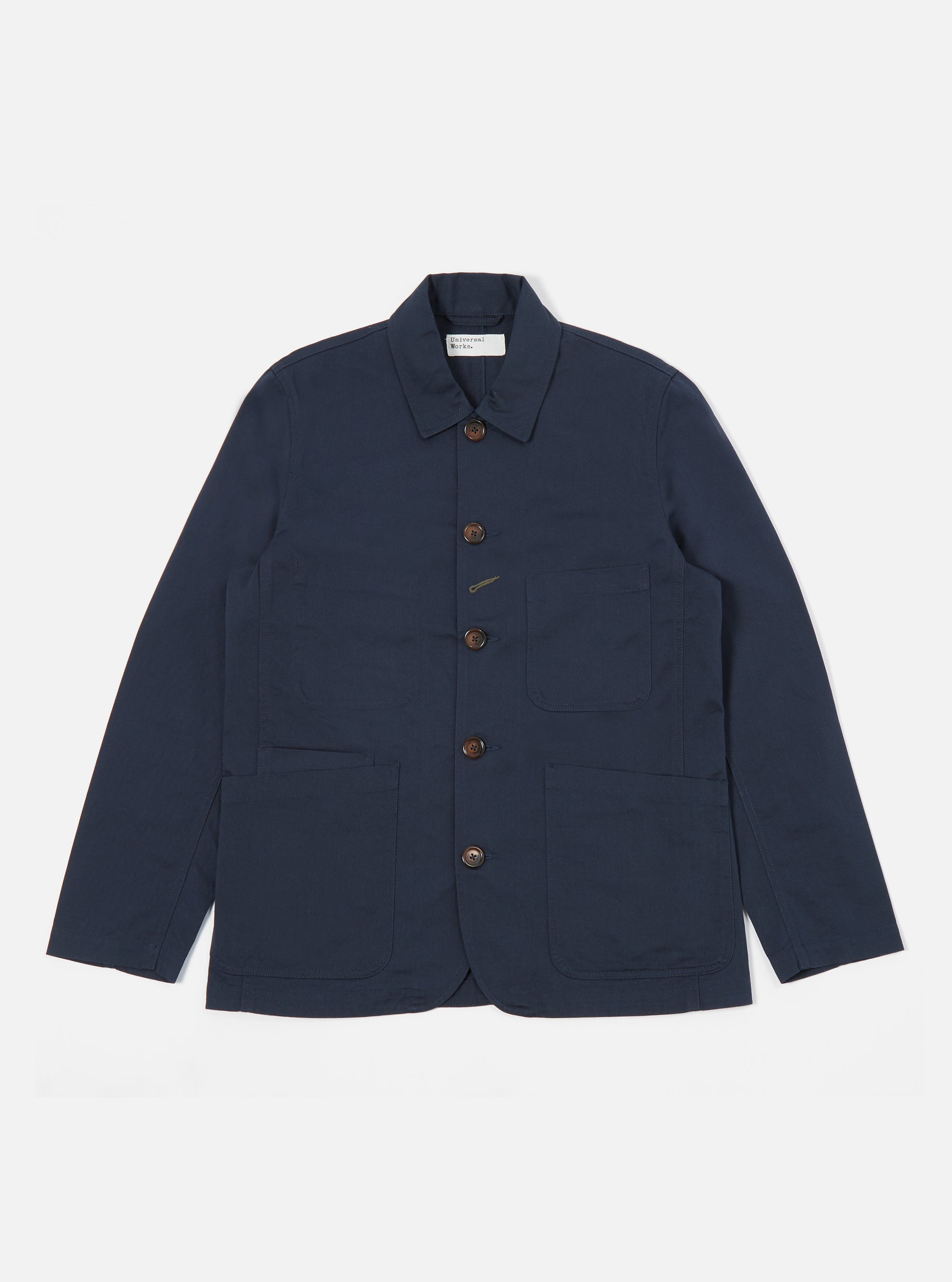 Navy Twill Bakers Jacket