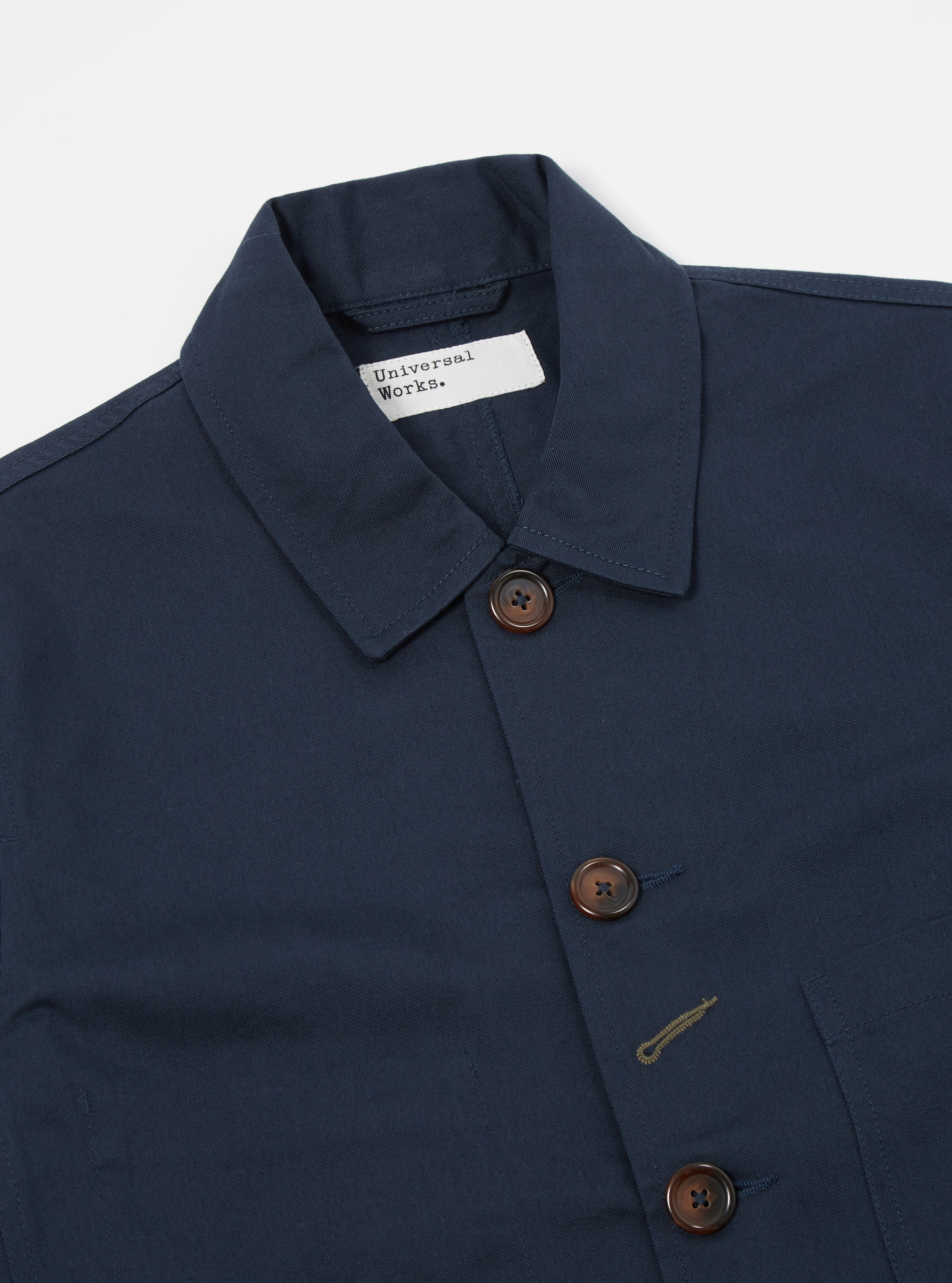 Navy Twill Bakers Jacket