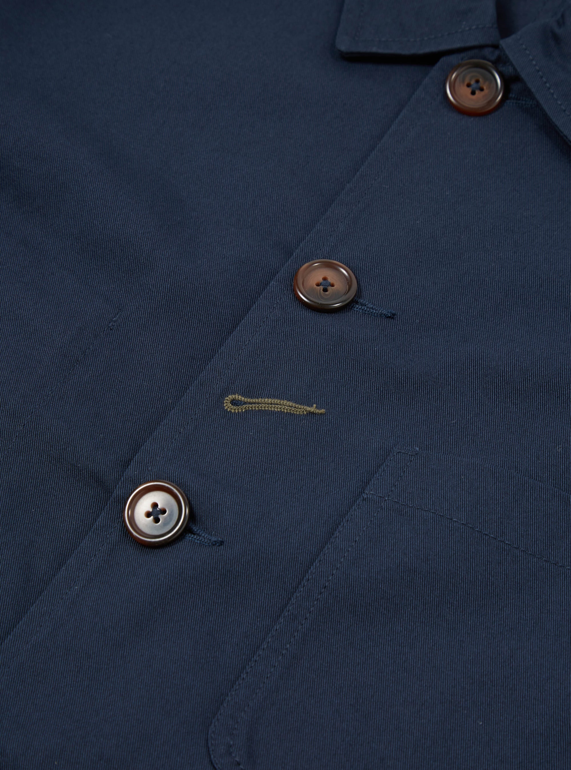 Navy Twill Bakers Jacket