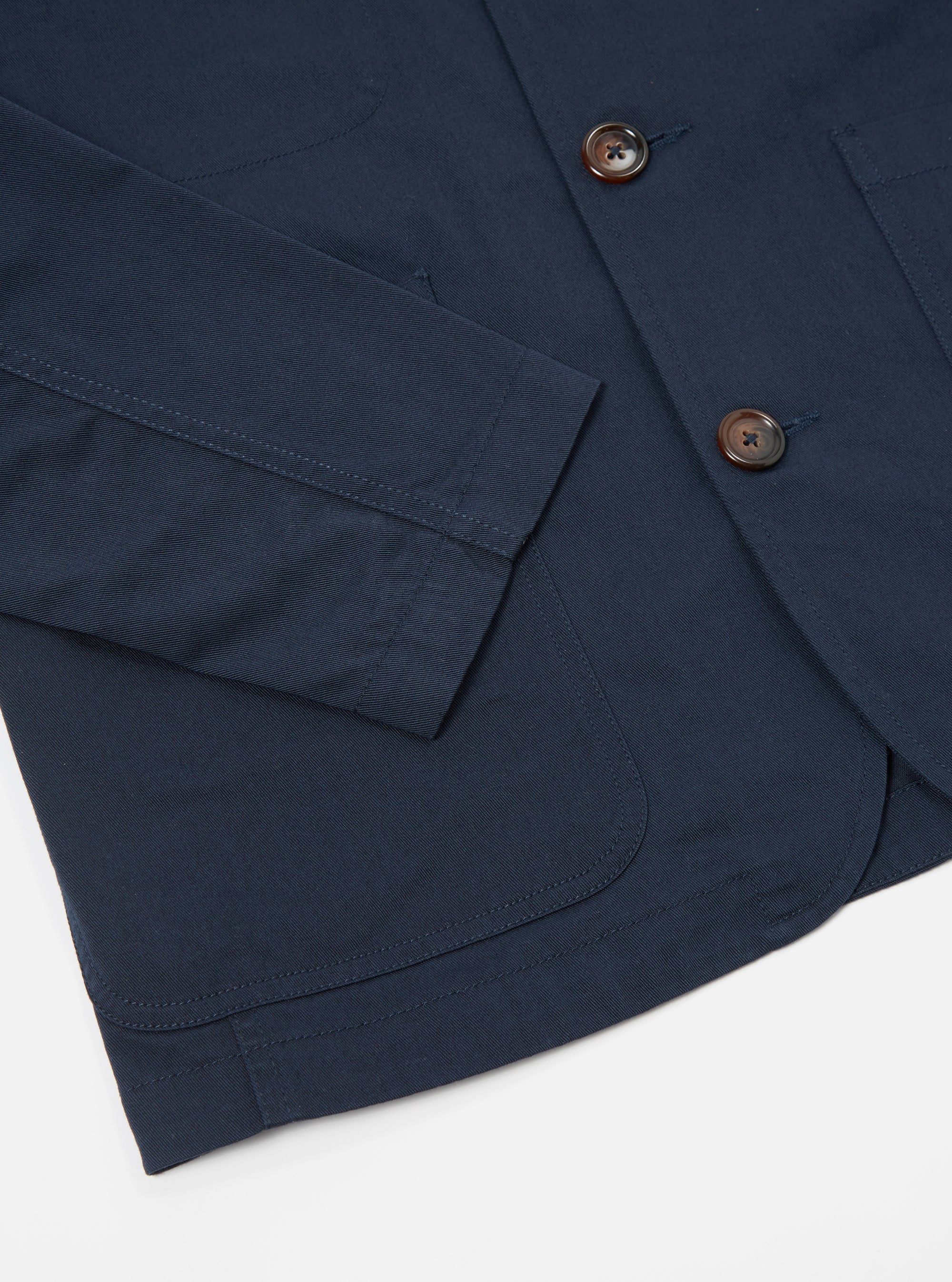 Navy Twill Bakers Jacket