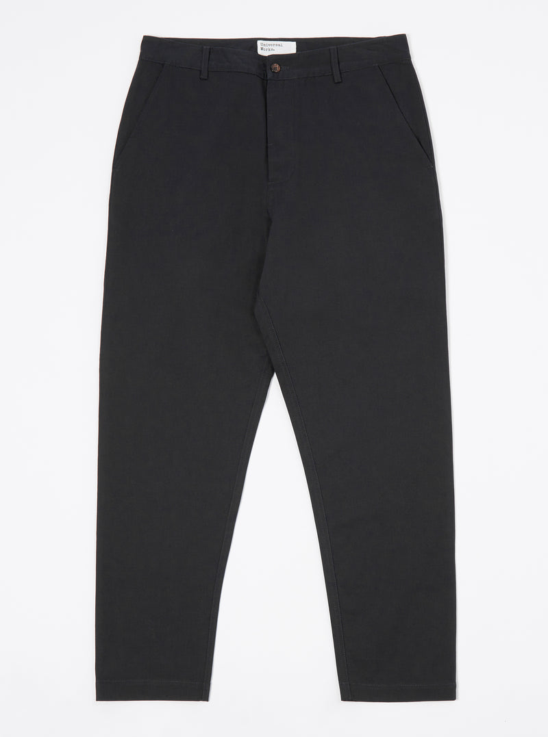 Black Twill Military Chino