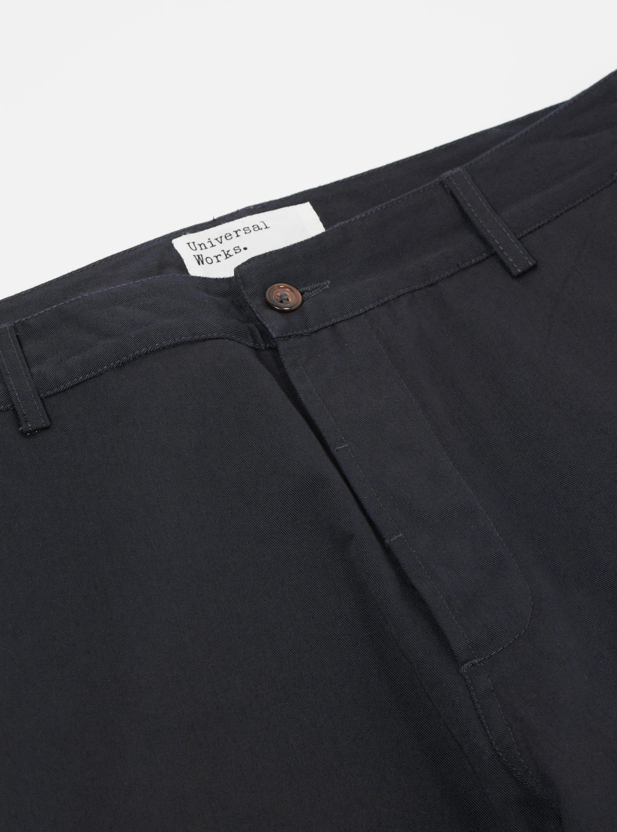 Black Twill Military Chino