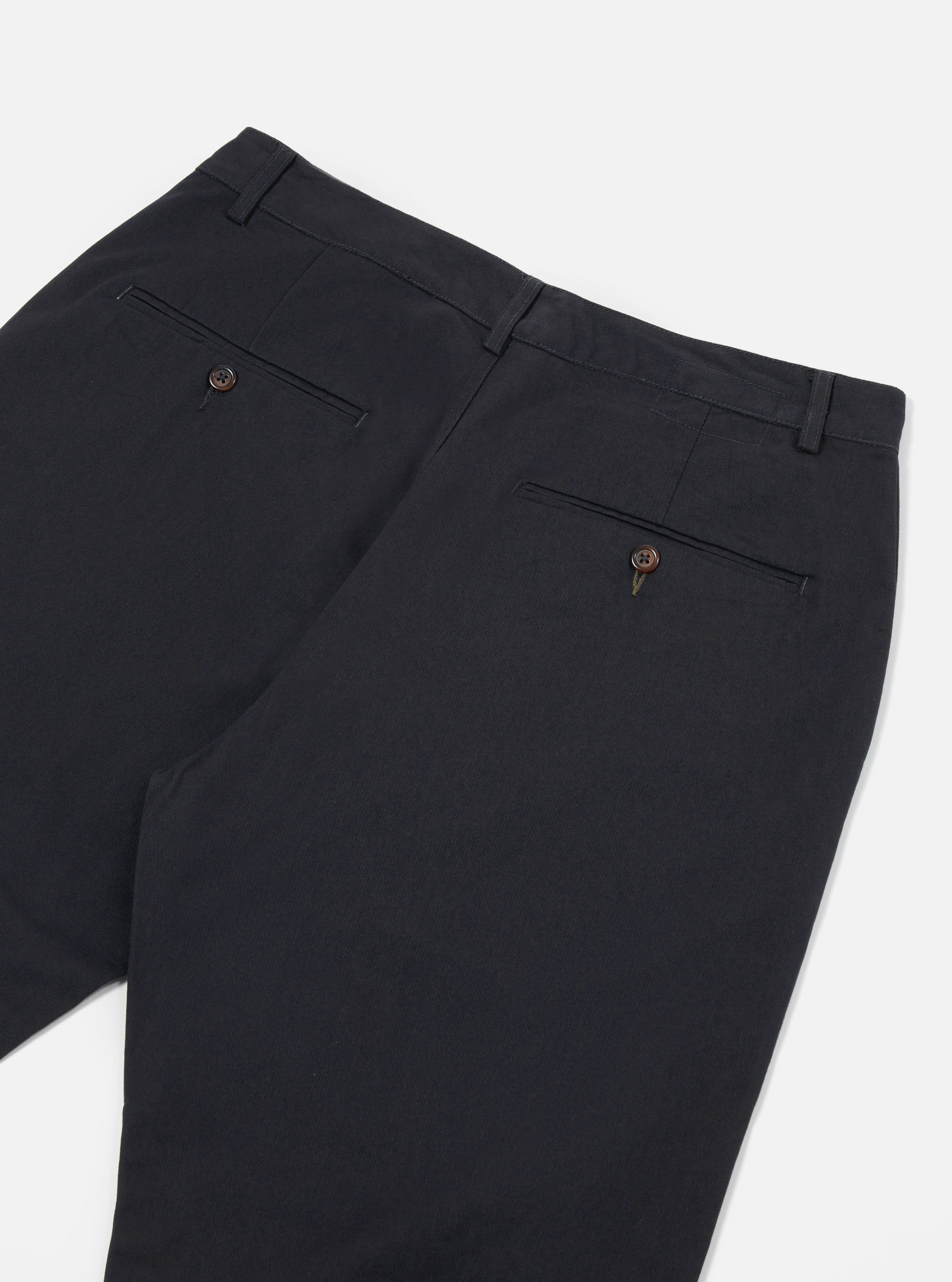 Men's Black Twill Military Chino – Universal Works