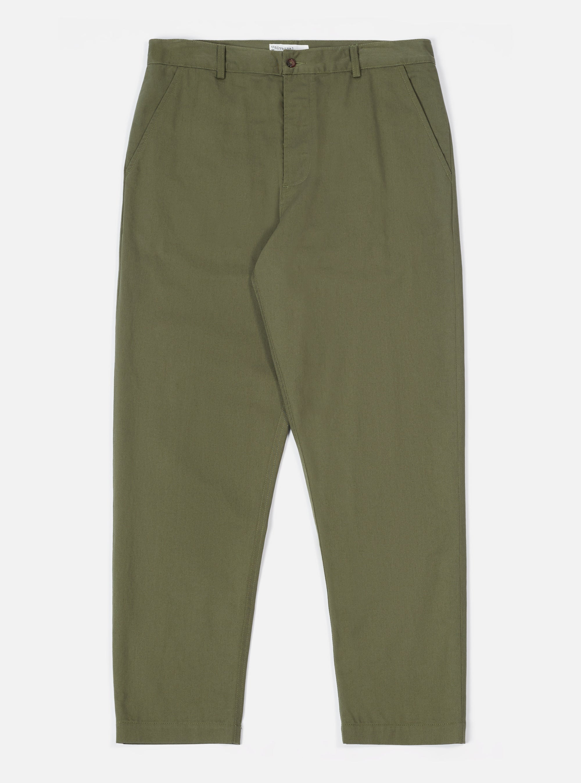 Light Olive Twill Military Chino