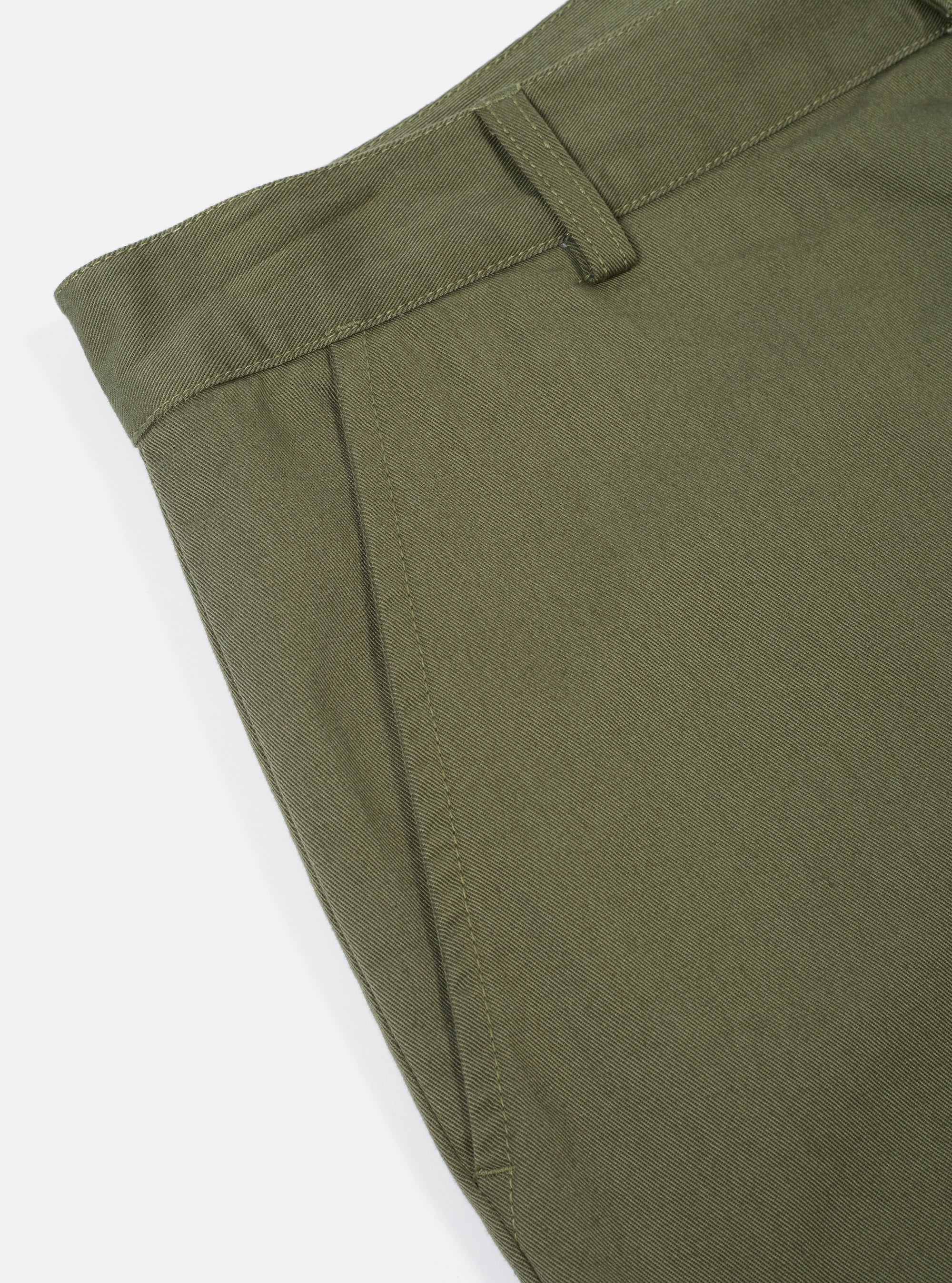 Light Olive Twill Military Chino