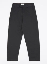 Black Twill Curved Pant