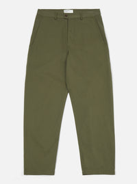 Light Olive Twill Curved Pant