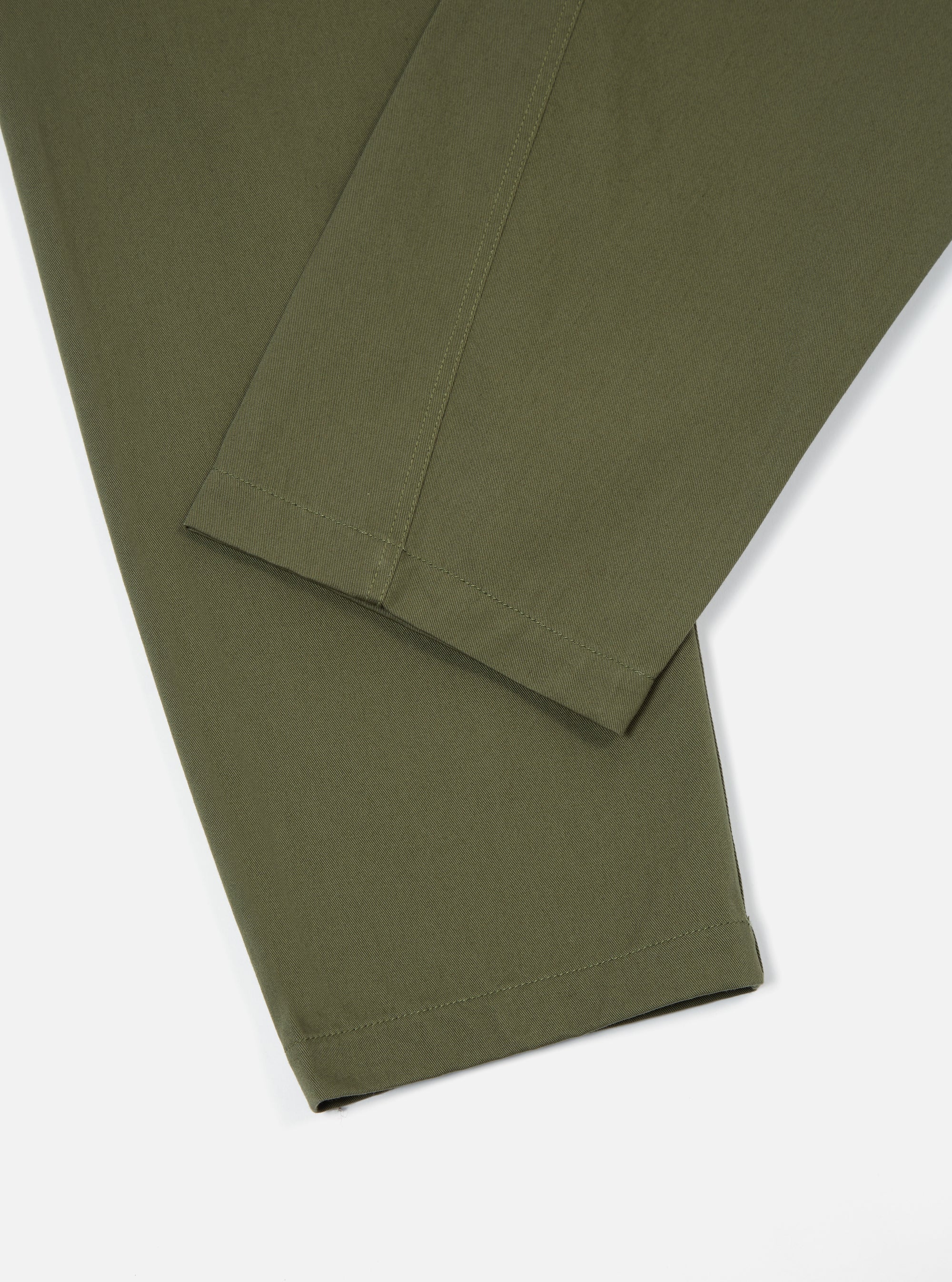 Light Olive Twill Curved Pant