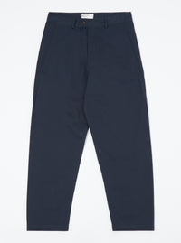 Navy Twill Curved Pant
