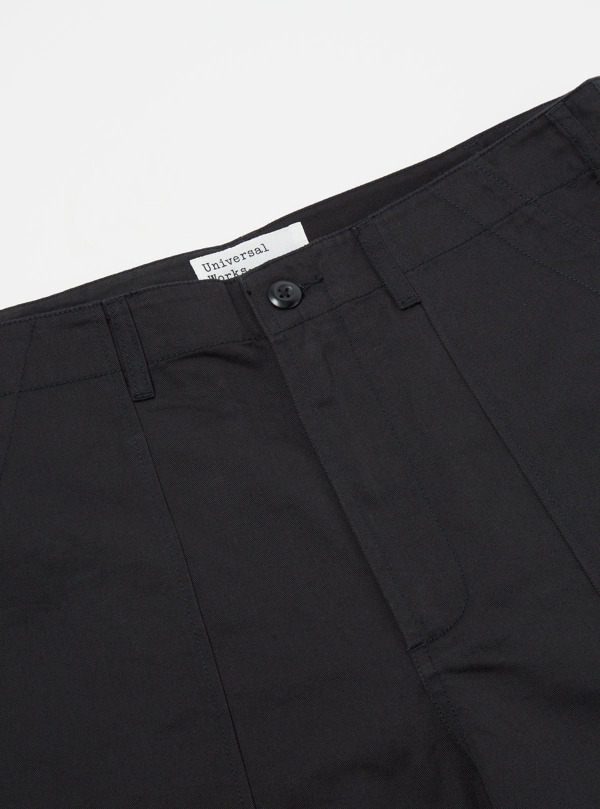 Black Twill Fatigue Pant (Undarted)