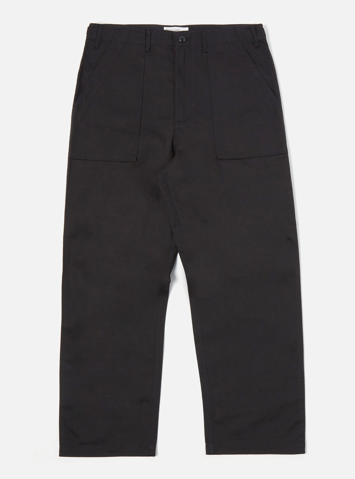 Black Twill Fatigue Pant (Undarted)