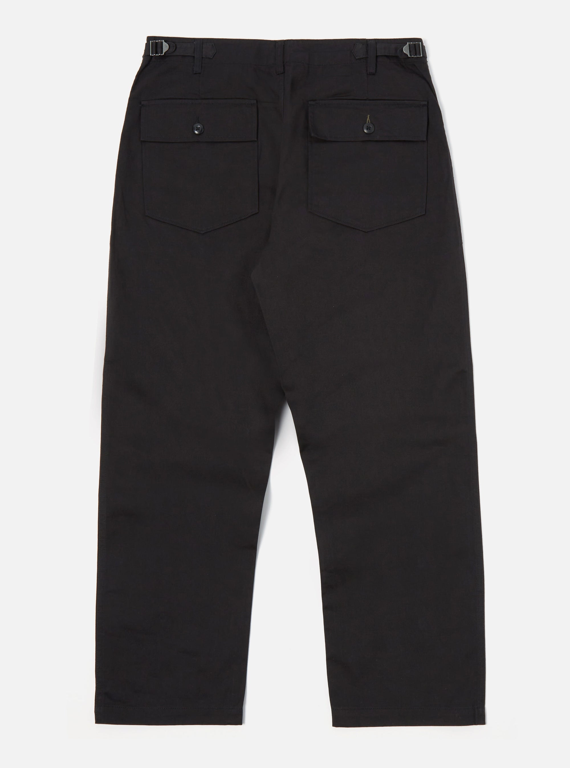 Black Twill Fatigue Pant (Undarted)
