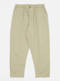 Stone Twill Pleated Track Pant