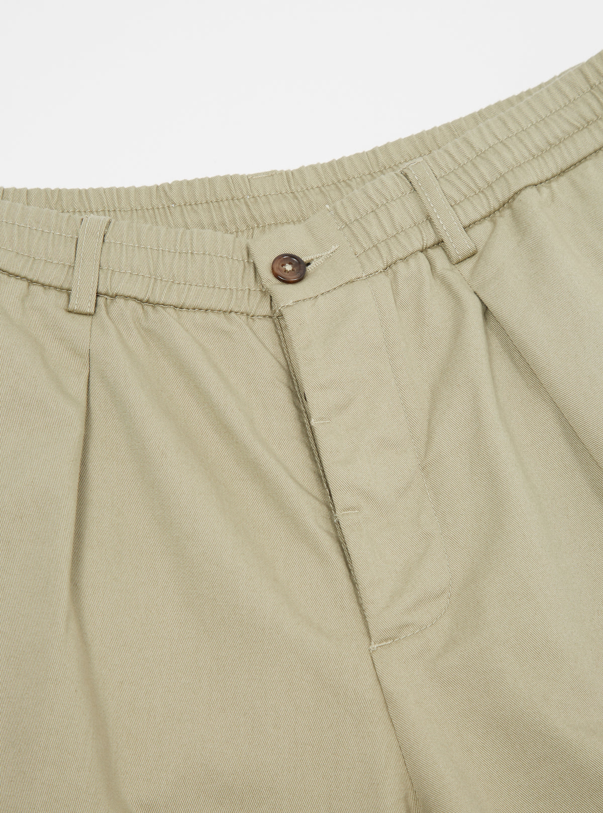 Stone Twill Pleated Track Pant