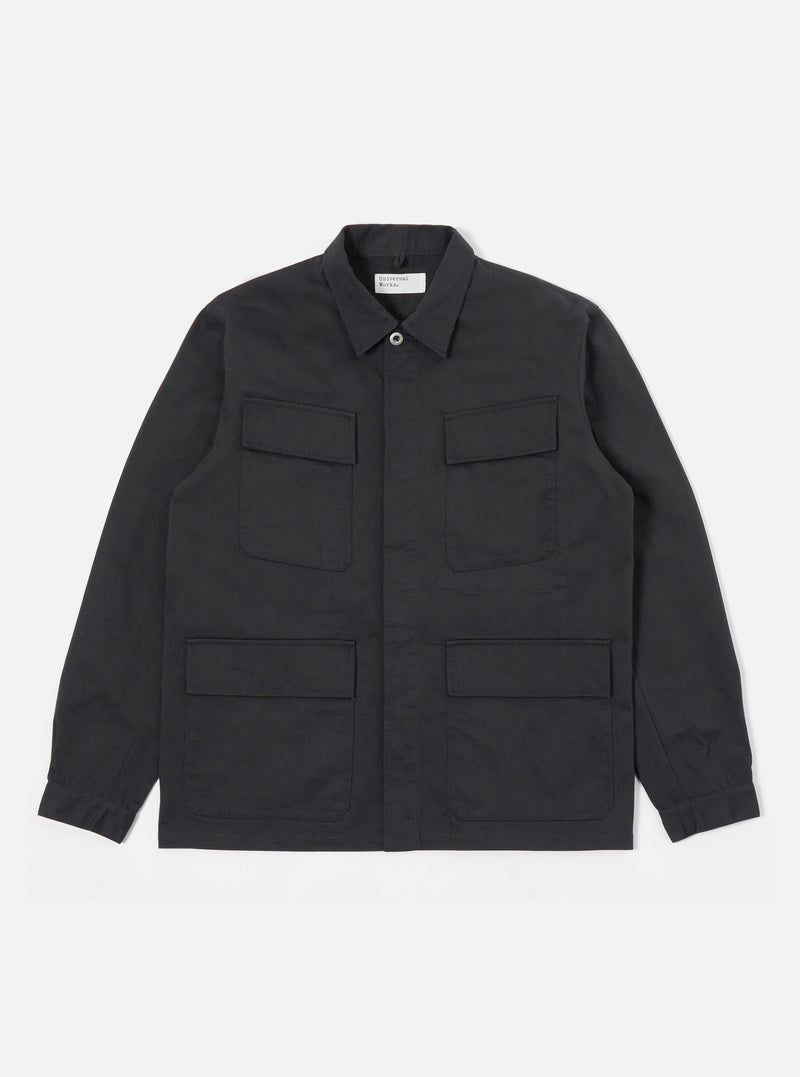 Black Twill MW Fatigue Jacket