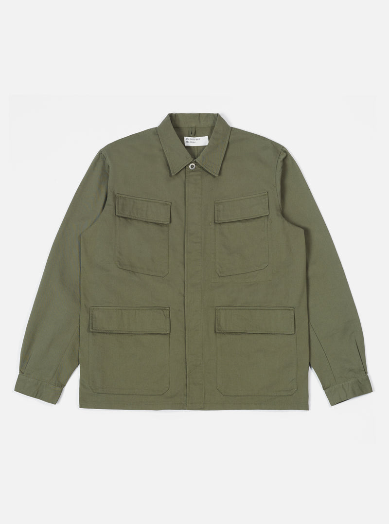 Light Olive Twill MW Fatigue Jacket