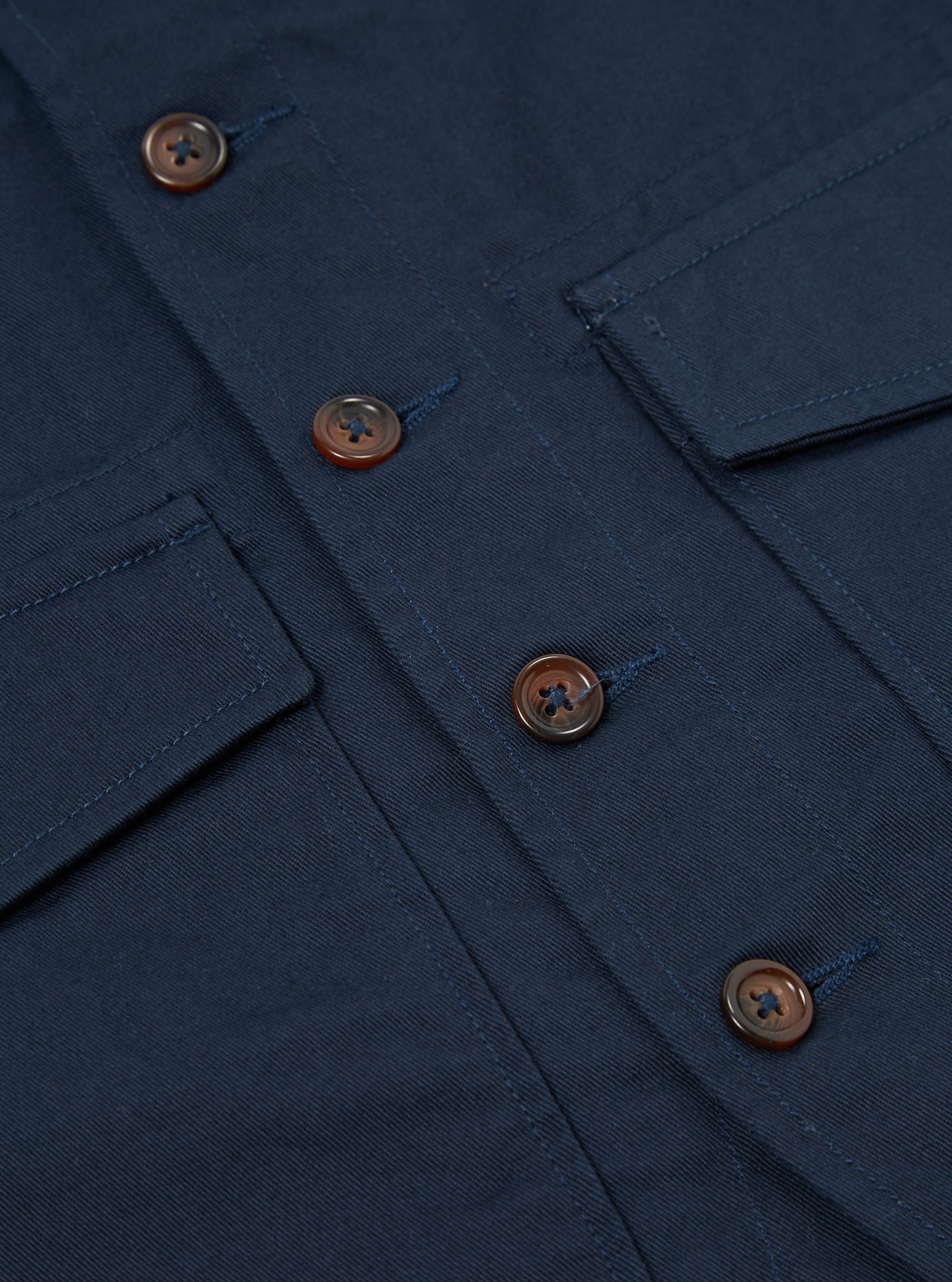 Navy Twill Field Waistcoat