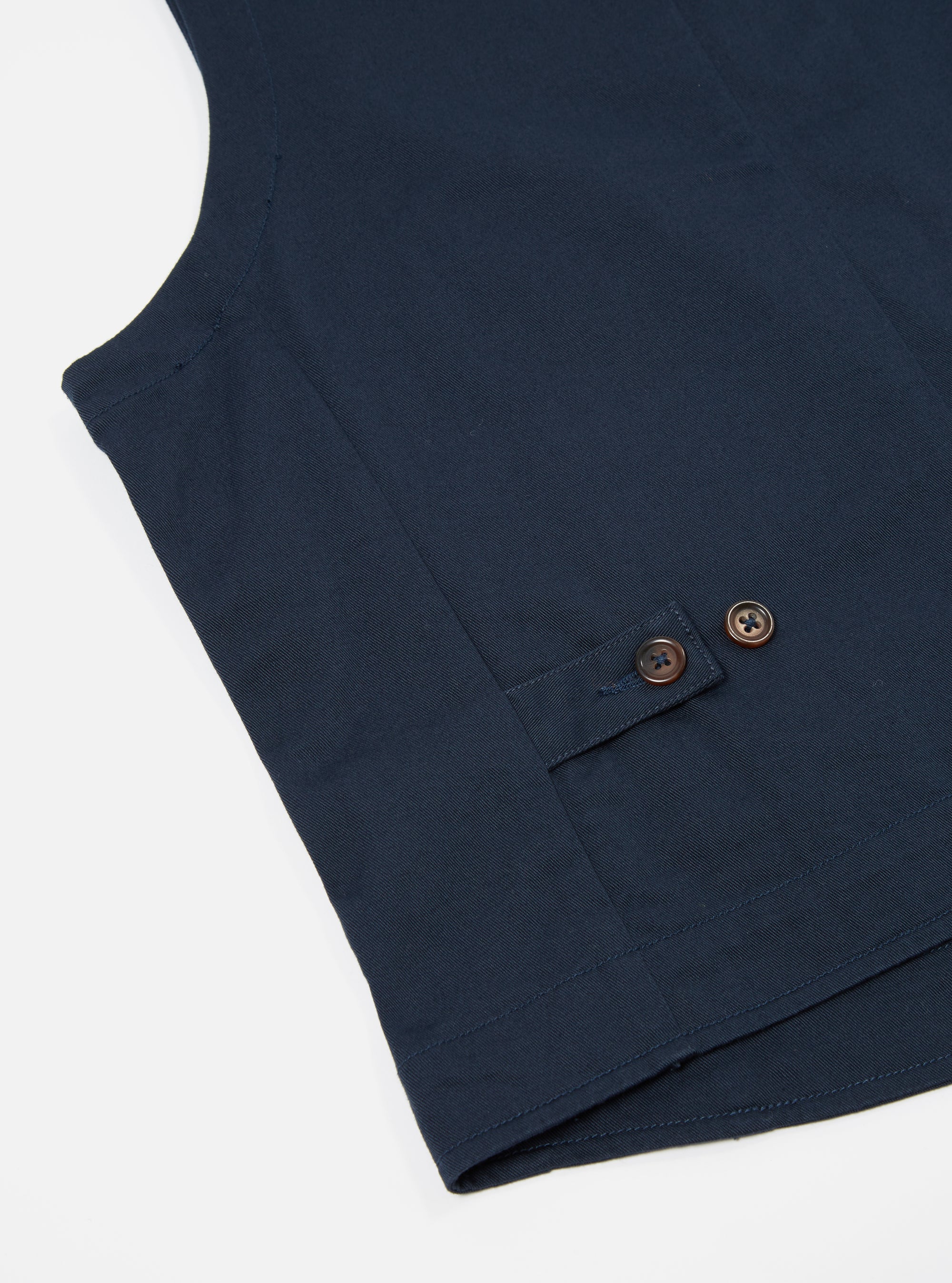 Navy Twill Field Waistcoat