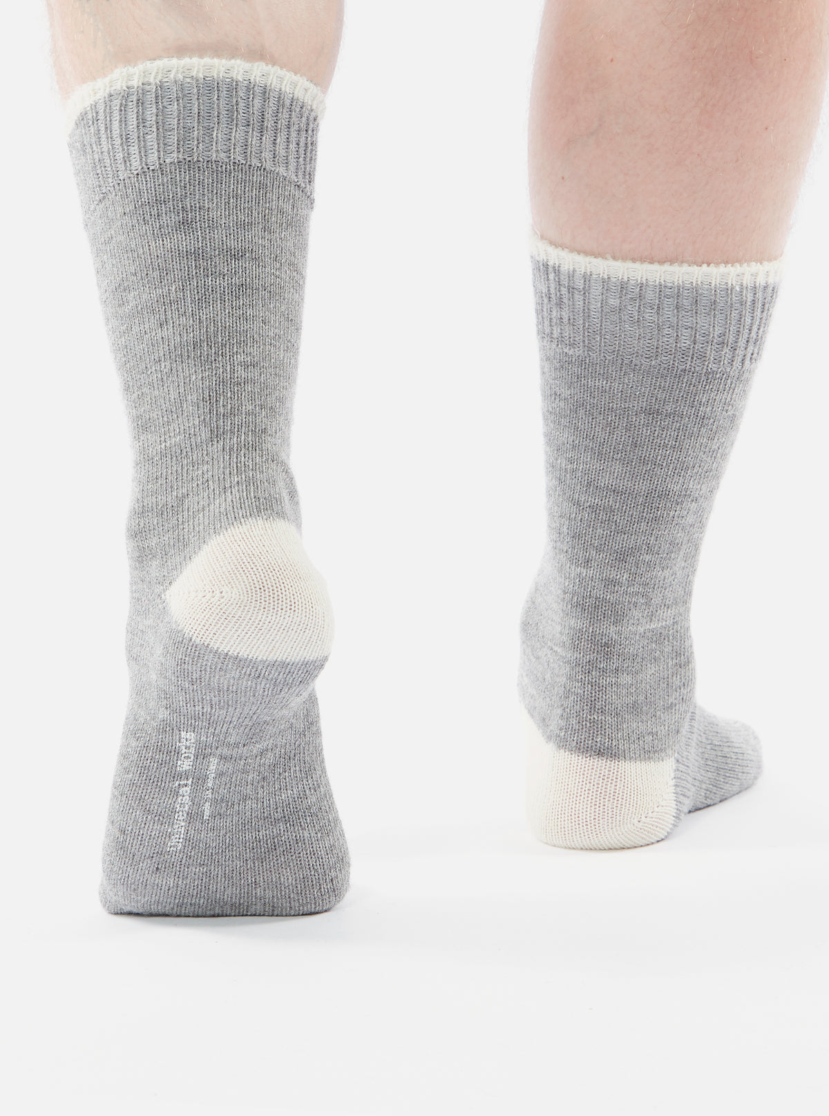Grey Marl Alpaca Wool Alpaca Sock