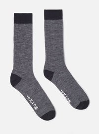Grey Marl Merino Merino Classic Sock