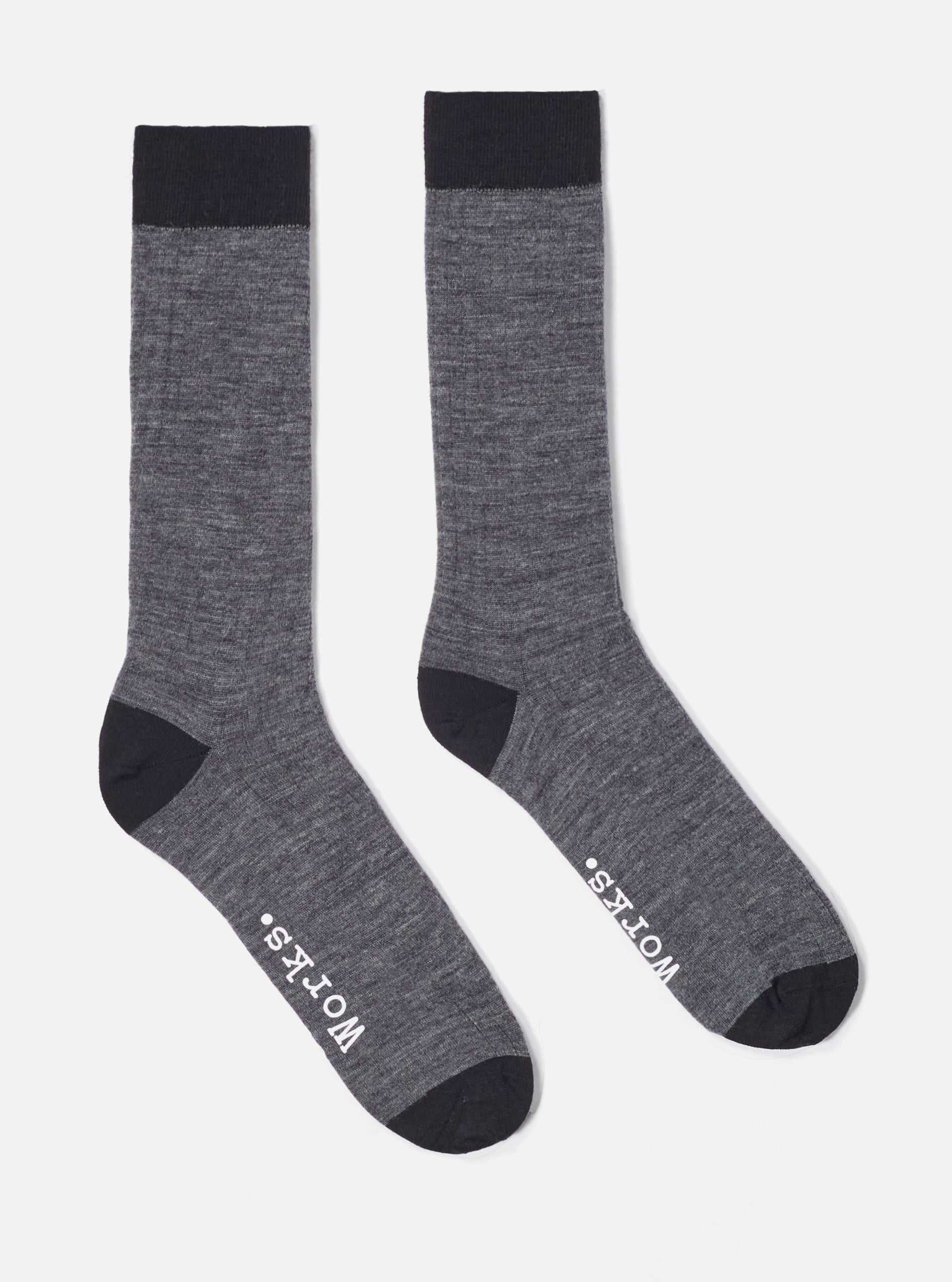 Grey Marl Merino Merino Classic Sock