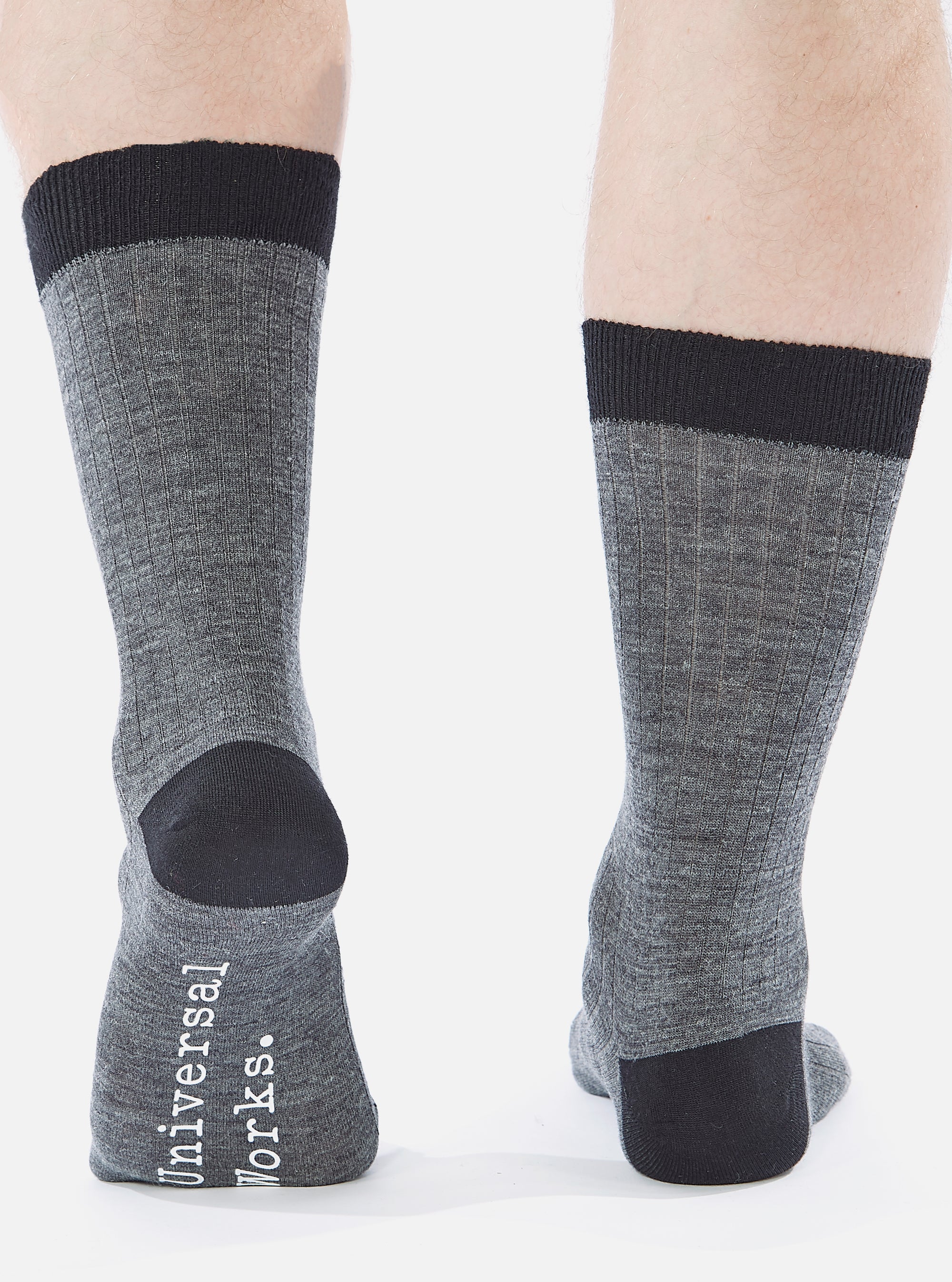 Grey Marl Merino Merino Classic Sock
