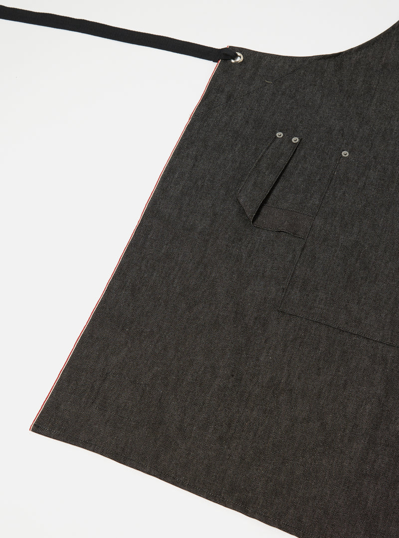 Black Selvedge Denim Apron