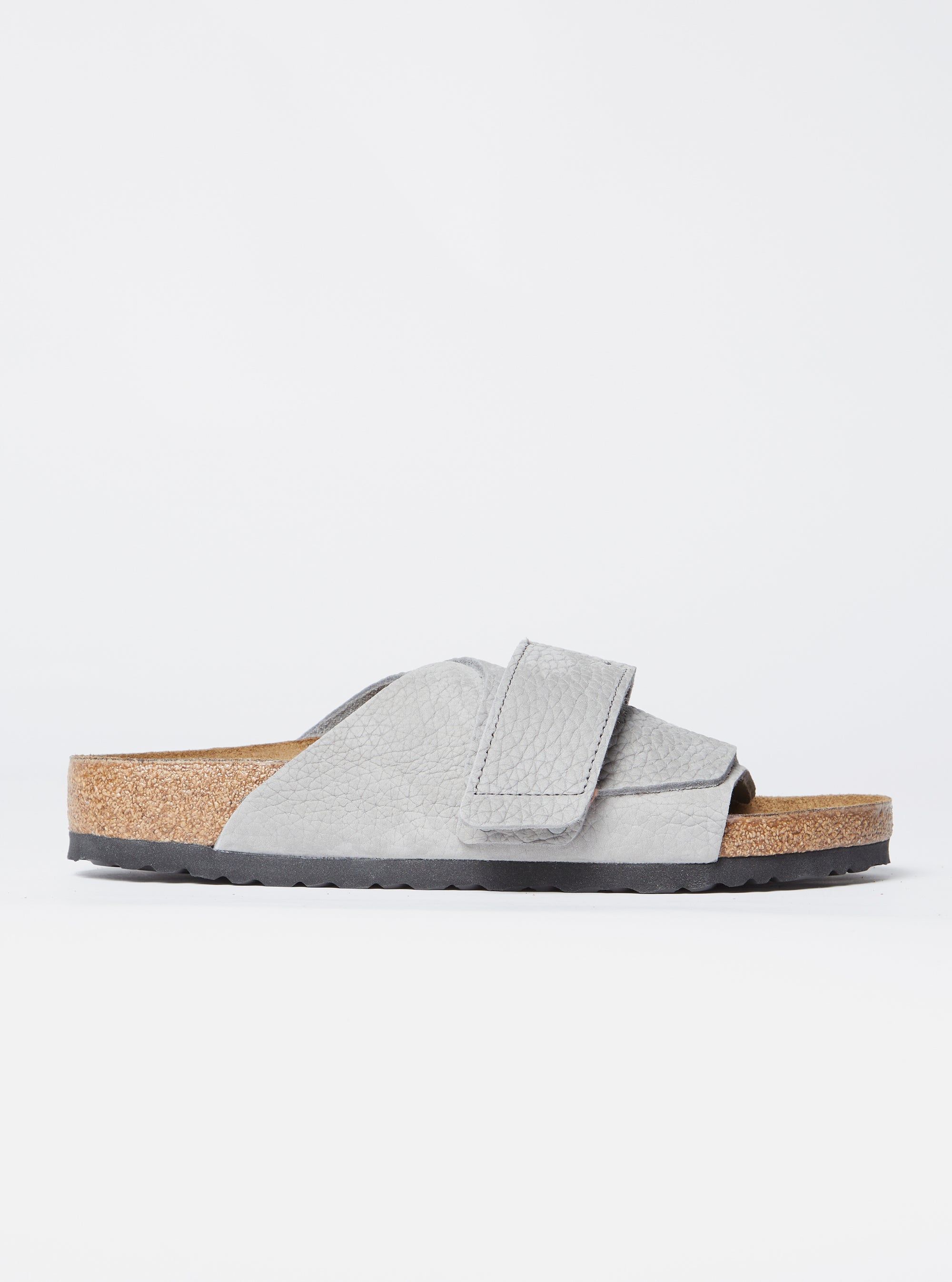 Whale Grey Nubuck Leather Birkenstock Kyoto